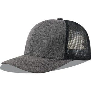 Man Grey Classic Mesh Panels Vintage Baseball Cap